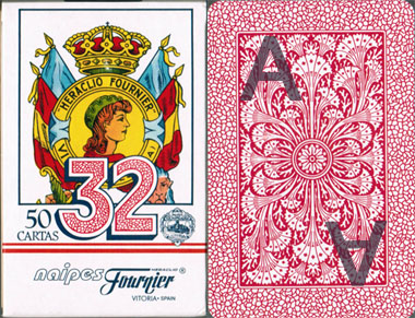 Fournier No.12 Design carte segnato