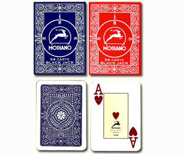 Modiano blackjack carte segnate